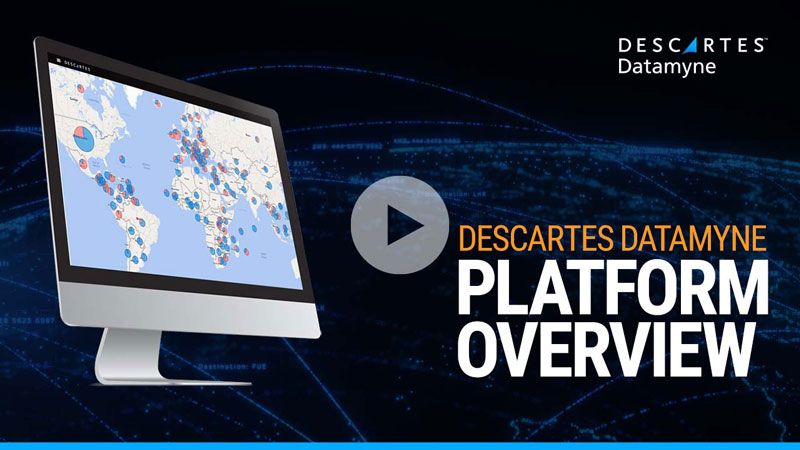 Descartes Datamyne platform overview